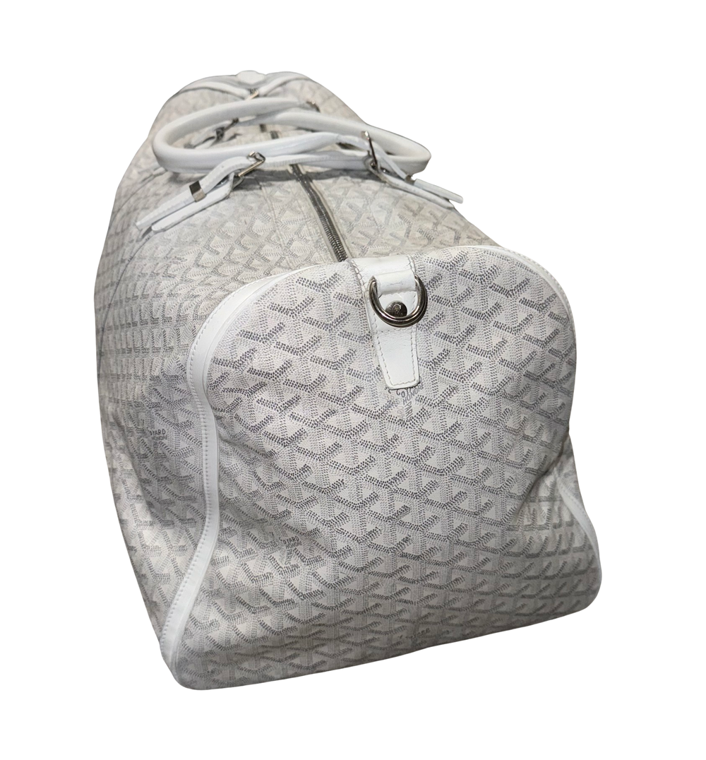 Goyard 'White' Boston 60 Duffle Bag