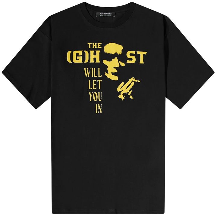 Raf Simons 'Ghost' Black Tee