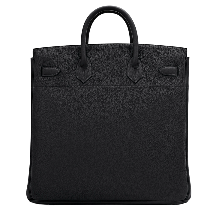 Hermès 'Black' Birkin 40 HAC Palladium Hardware Leather Bag