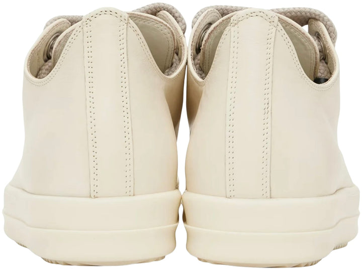 Rick Owens 'Milk' Jumbo Lace Low Sneakers