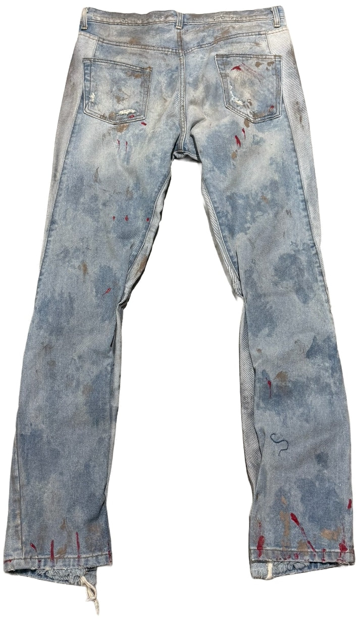 Rivington roi Rebis 'Indigo' Painted Repented Jeans