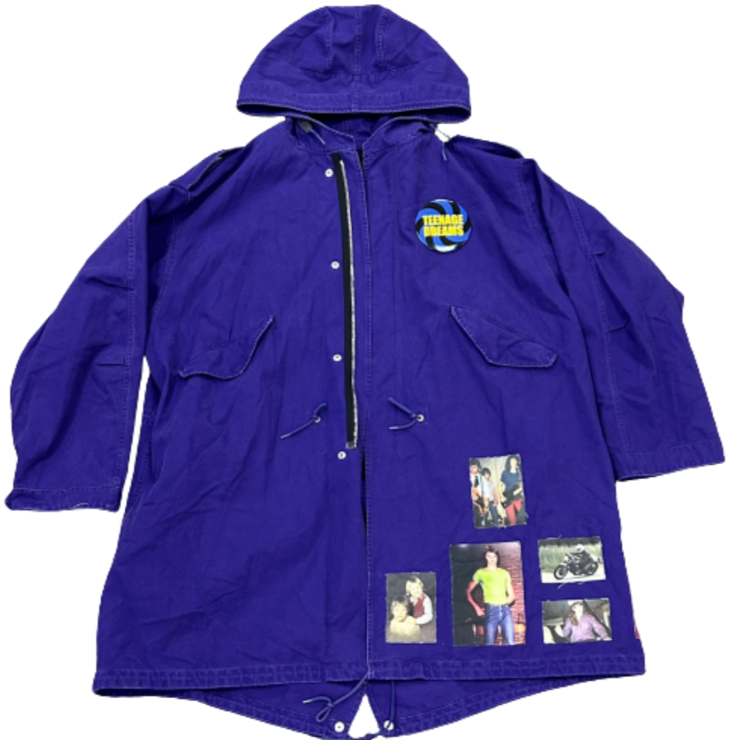 Raf Simons Purple Archive Trench Coat