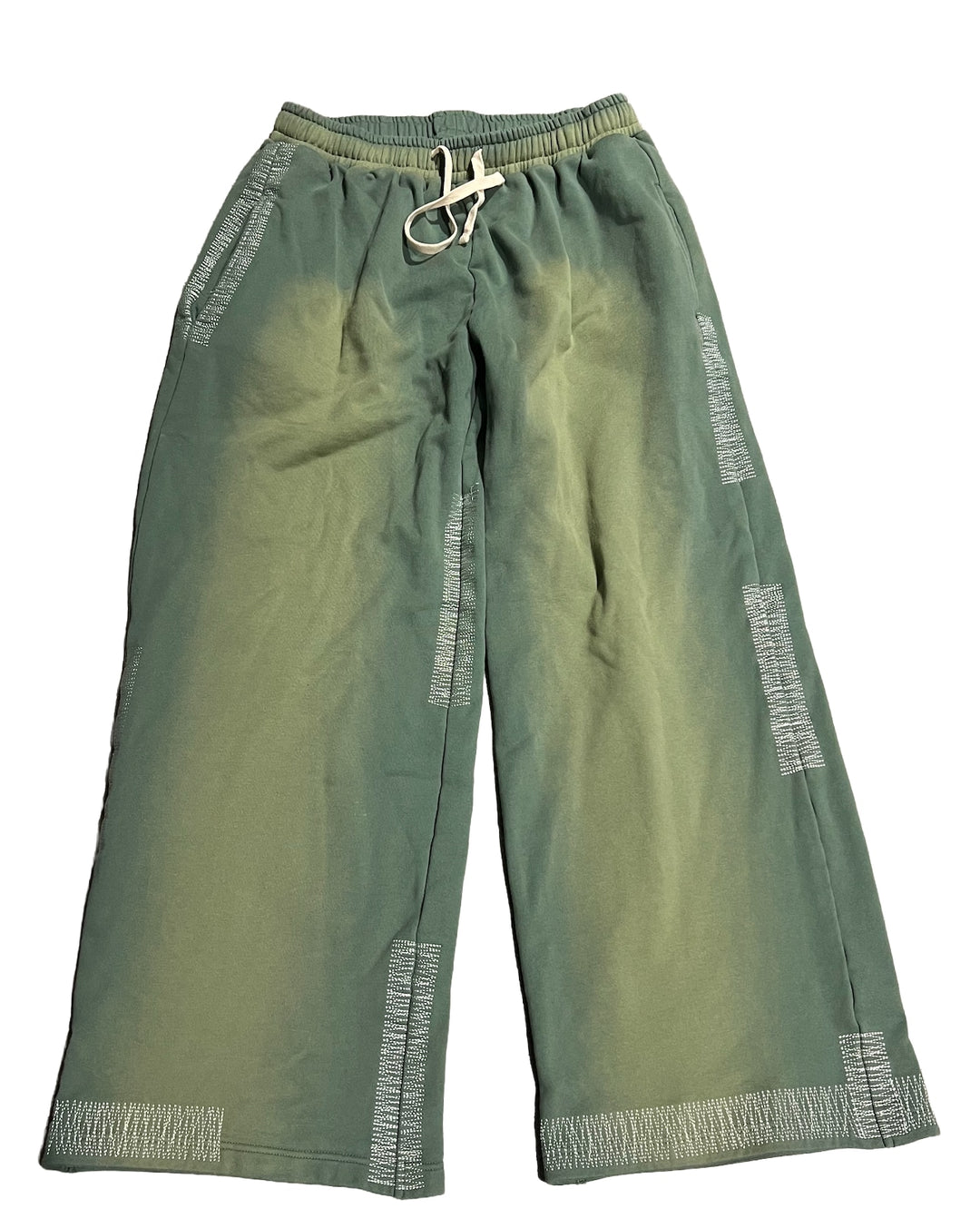 Earthling VIP 'Green' Stitch Sweatpants