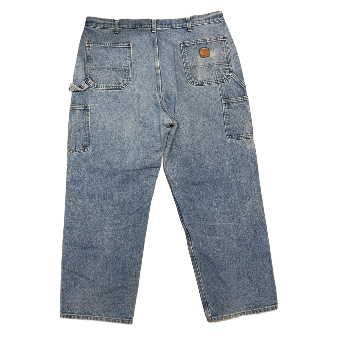 Carhartt 'Light Blue' Distressed Double Knee Pants