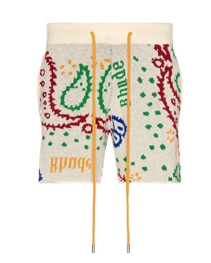 Rhude 'Paisley' Wool Shorts