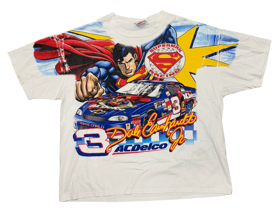 Nascar 'Superman Racing' Dale Earnhardt Jr Vintage Tee