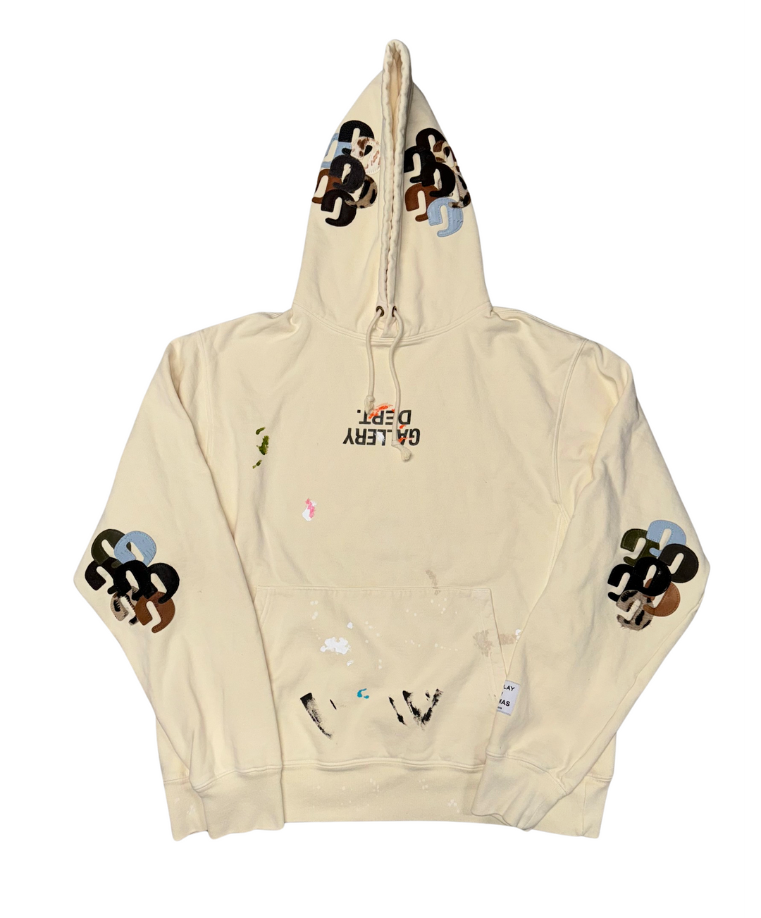 Gallery Dept 'G Patch' Cream Painters Hoodie