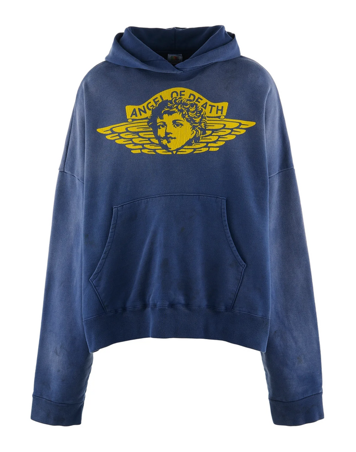 Saint Michael Angel Hoodie Navy