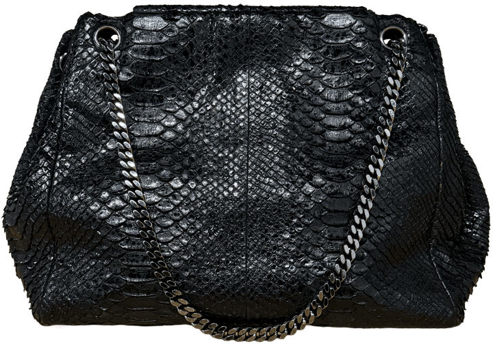 Chanel 'Black' Python Bag